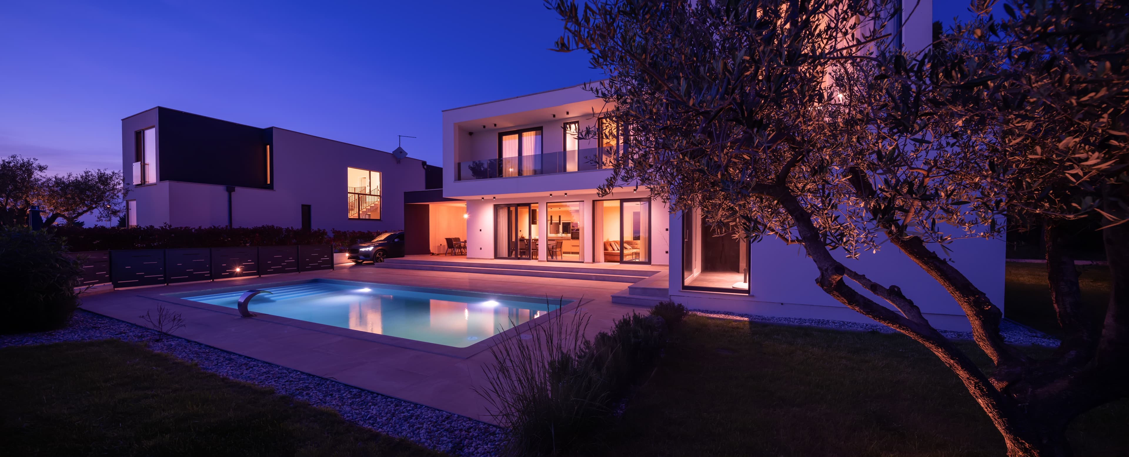 Fertiggestellte Villa mit Pool